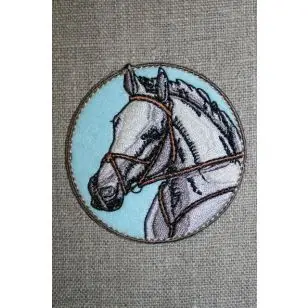 Motiv rundt m/hestehoved - Dyr