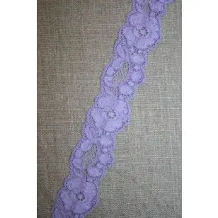 Strækblonde 30 mm. lyselilla - Blonder