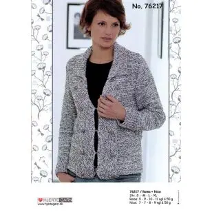 76217 Jakke i 2 kvaliteter - Pind 5-5½