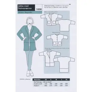 Onion 1050 -Jakke med Dolmanærmer - Jakke, anorak og cardigan