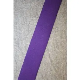 Kantbånd skråbånd i jersey, lilla - Jersey kantebånd