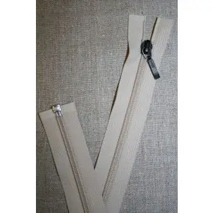 55 cm delbar lynlås kit m/sort vedhæng - Lynlåse delbare