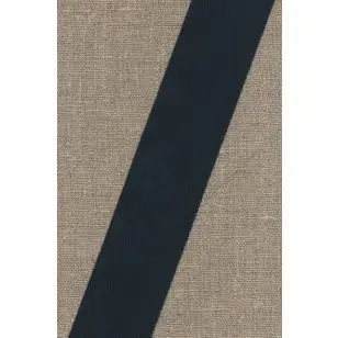 Bomuldsbånd - Gjordbånd 40 mm. sildebensvævet i sort - Gjordbånd, bændel og sportsbånd