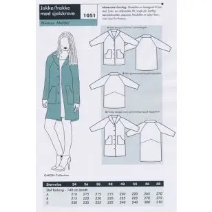 Onion 1051 -Jakke/Frakke m/sjalskrave - Jakke, anorak og cardigan