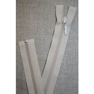 69 cm lynlås YKK, sand - Lynlåse delbare