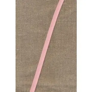 Paspoil-/piping bånd i bomuld, babylyserød - Pipingbånd