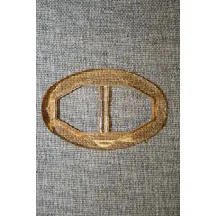 Plast spænde oval klar 20 mm. lys orange - Spænder og hægter