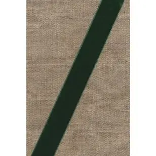 Velourbånd flaskegrøn 22 mm. - Velourbånd