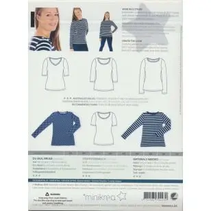 70227 Minikrea T-shirt voksne - Snitmønstre Minikrea