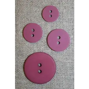 Cerisse 2-huls knap, 18 mm. - Knapper Rød/lyserød/lilla