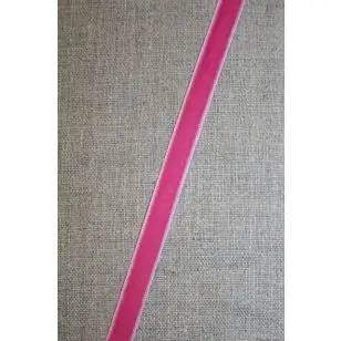 Velourbånd rosa/pink 9 mm. - Velourbånd