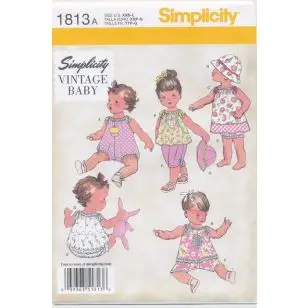 Simplicity 1813 Dukketøj i 3 str. - 