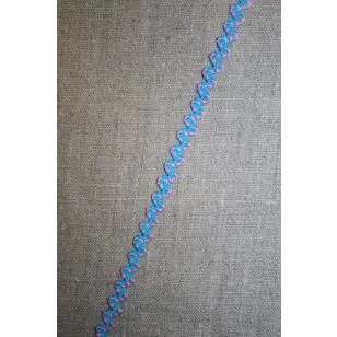 Blonde-zigzag, turkis/lyserød - Div. bånd