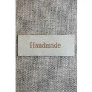 Beige mærke - label "Handmade" - Diverse mærker