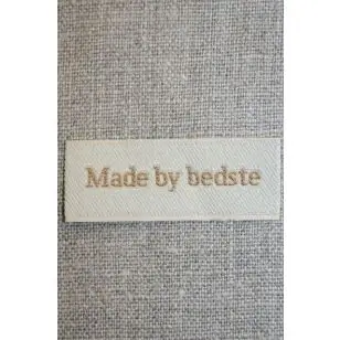 Beige mærke - label "Made by bedste" - Diverse mærker