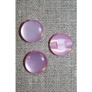 Rund blank knap 12 mm. lyserød - Knapper Rød/lyserød/lilla