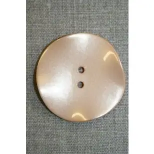 Skæv knap, pudder, 44 mm. - Knapper Rød/lyserød/lilla