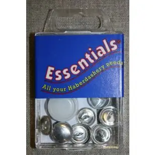 Betrukne knapper 15 mm. - Knapper Grøn, gul og orange