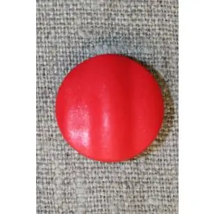 Rød rund knap, 20 mm. - Knapper Rød/lyserød/lilla