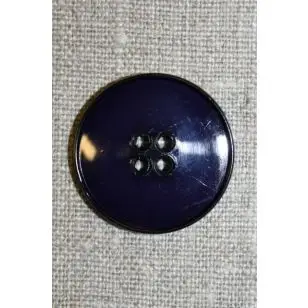 Blå-lilla 4-huls knap, - Knapper Rød/lyserød/lilla