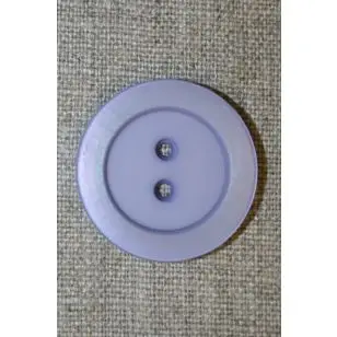 Lyselilla 2-huls knap, 30 mm. - Knapper Rød/lyserød/lilla