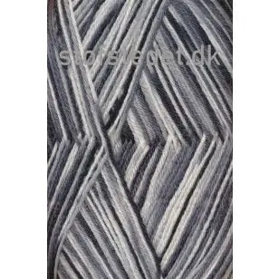 Aloe strømpegarn print grå-hvid-koksgrå - P: 2½-3 - Aloe strømpegarn