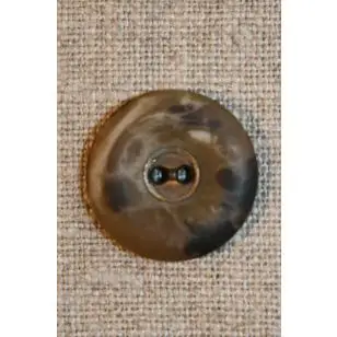 Gylden/brun m/guld - Knapper Brun, beige og off-white