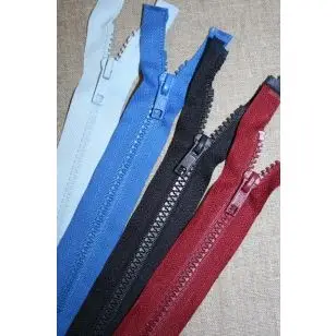 45-60 cm delbar plast lynlås - 