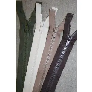 45-60 cm delbar plast lynlås - 