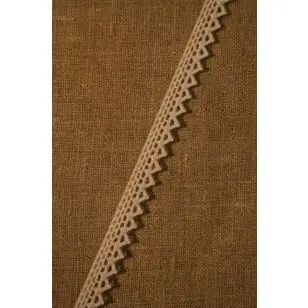 Rest Smal blonde med takker, hvid - 195 cm. - 