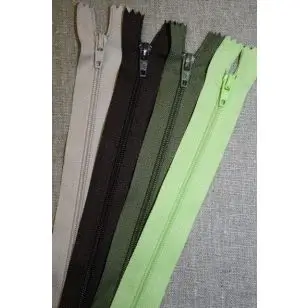 40, 50 og 60 cm. lynlås/kjolelås - Lynlåse fast / Ikke delbar