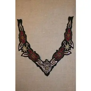 Sort besætning m/broderi - Besætninger