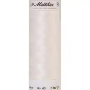 Broderitråd Mettler Poly Sheen blank i Hvid - Broderitråd og Diverse tråd