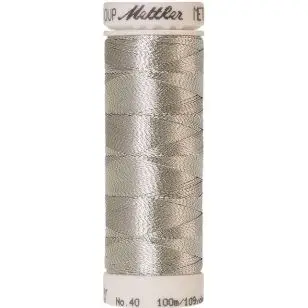 Broderitråd Mettler metallic Sølv fv.0511 - Broderitråd og Diverse tråd