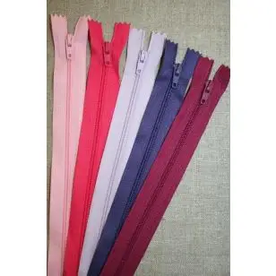 25 og 30 cm. lynlås/kjolelås - Lynlåse fast / Ikke delbar