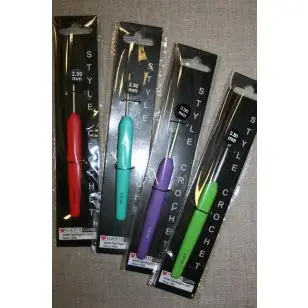 Hæklenåle soft grib str. 2-3½ - Hæklenåle