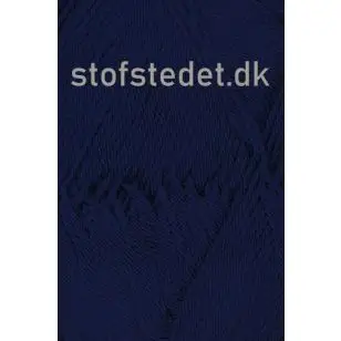 Cotton 8 Hjertegarn i Mørke blå - P: 3-3½ - Cotton 8/4 Hjertegarn