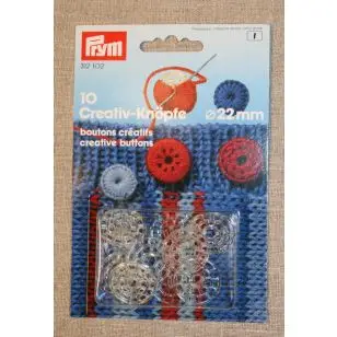 Kreative knapper 22 mm. - Strikketilbehør