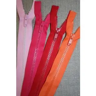 45-60 cm delbar plast lynlås - 