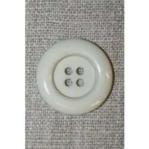 4-huls knap kit, 25 mm. - Knapper Brun, beige og off-white