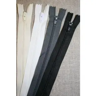 40, 50 og 60 cm. lynlås/kjolelås - Lynlåse