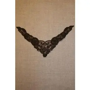 Brun besætning m/blomster - Besætninger