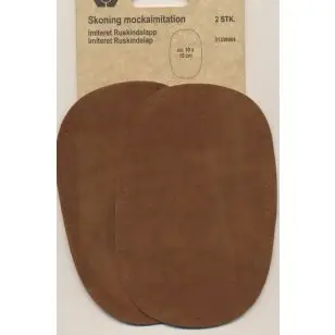Lapper imiteret ruskind, gyldenbrun - 