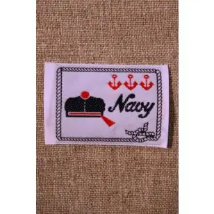 Motiv Navy Hvid/blå/rød - Diverse mærker