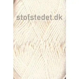 Merino Cotton - Uld/bomuld i Off-white - P: 3½-4 - Merino Cotton