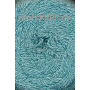 Organic 350 Wool/Cotton Gots certificeret i Lys petrol - P: 3-3½ -  Organic 350 Wool/Cotton