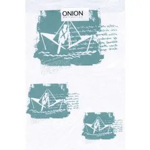 Transfer/strygemærke m/Tin-soldat, irgrøn - Snitmønstre Onion til børn