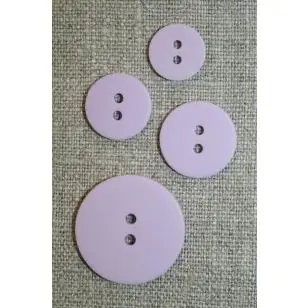 Lyselilla 2-huls knap i 4 str. - Knapper Rød/lyserød/lilla