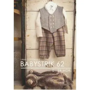 Hæfte Baby no. 62 Lana Cotton - Strikopskrifter baby