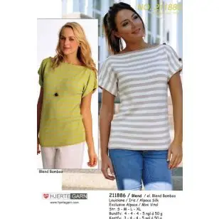 211886 Damebluse m/bare skuldre - Pind 3-3½